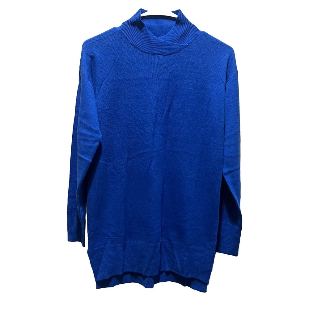 New York & Company Womens Sweater Turquoise Long Sleeve‎ Extra Small XS